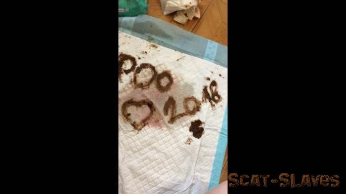 Amateur Scat: (Diana Spark) - My first video in 2018 with-Shit and Period [FullHD 1080p] (982 MB)