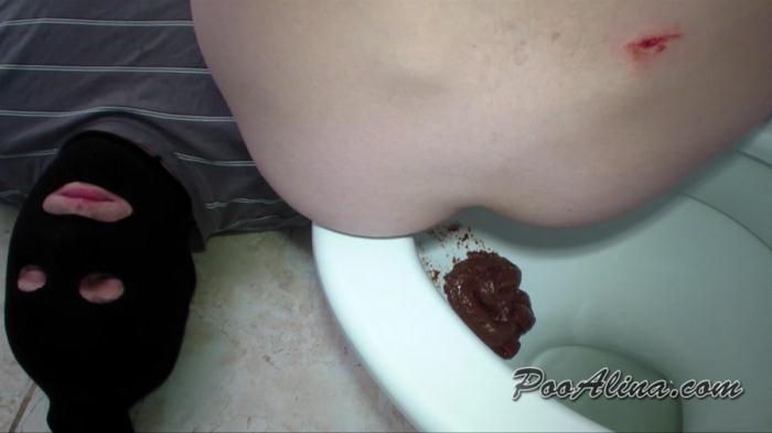 Shitting: (Pooalina) - Toilet Slave Swallows Alita Shit From Toilet [HD 720p] (210 MB)