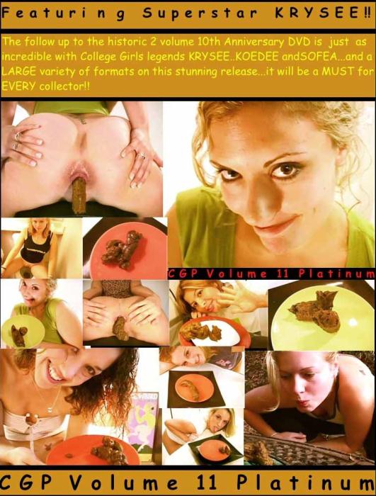 X-Models: (Paige, Koedee, Sofea, Annah, Mercedes, Mycah) - College Girls Pooping 11 [DVDRip] (700 MB)
