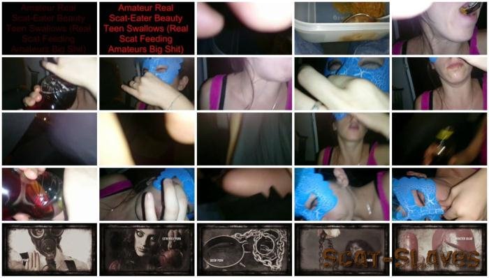 Scat Amateur Teens: (Real Feeding) - Amateur Scat Real Feeding Teen Girl Slave [FullHD 1080p] (362 MB)