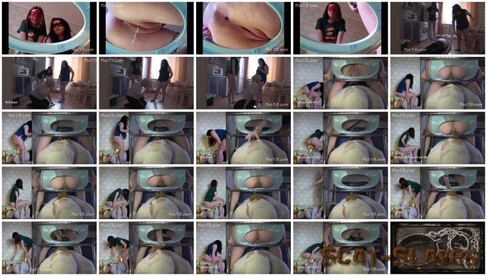 Toilet Slavery: (MilanaSmelly) - Lick my tampon and swallow my shit [FullHD 1080p] (1.13 GB)