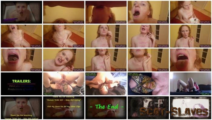 Kaviar Scat: (GoddessTempest) - Human Toilet Girl – Sexy Shit Eating [FullHD 1080p] (237 MB)