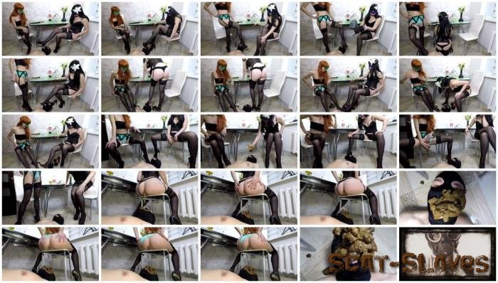 Toilet Slavery: (Margo) - Big Portion From Two Girls! [FullHD 1080p] (1.44 GB)