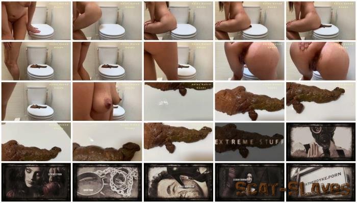 Scatting Girl: (Marinayam19) - Shit side ways on the toilet seat [FullHD 1080p] (422 MB)