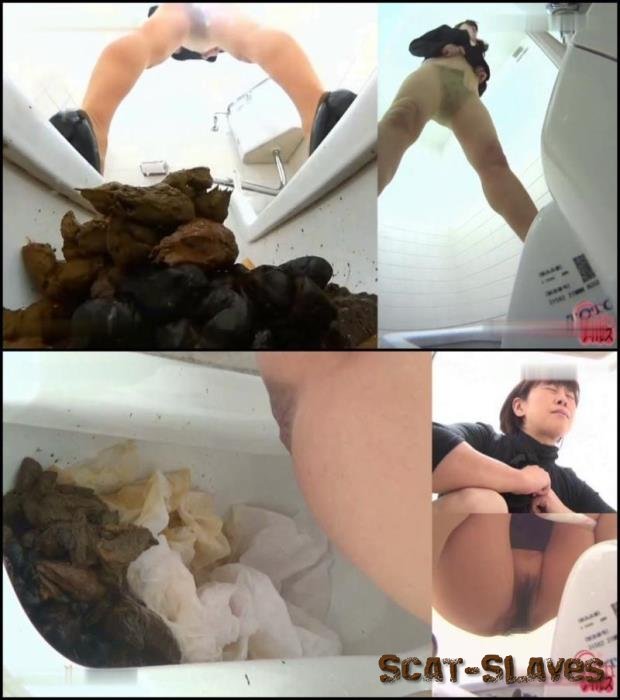 Pooping in toilet with a steady smell of shit. (Closeup, DLFF-090) [FullHD 1080p] 758 MB