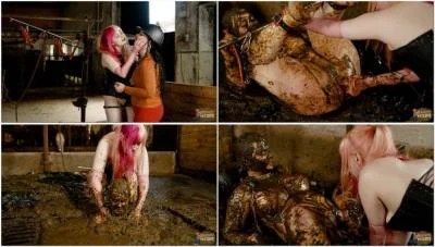 Manurefetish.com: (Betty, Lyndra) - Cowshed Scat Humiliation - Sex in the Cowshed [HD 720p] (618 MB)