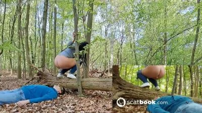 Scatbook.com: (Mistress Luciana) - Die Waldtoilette komplett vollgeschissen [HD 720p] (201 MB)
