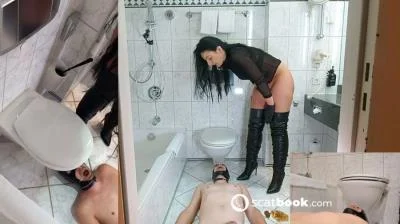 Scatbook.com: (Mistress Luciana) - Dumme Versagertoilette im Hotel [HD 720p] (67.7 MB)
