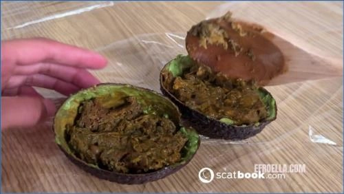 Ella Dearest Explores Scat and Farting with Avocado Refill in FullHD 1080p