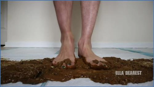 Ella Dearest Barefoot Poop Trampling HD 720p Foodplay