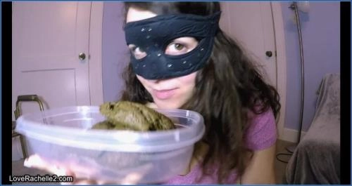Download LoveRachelle's Fetish Video: I Eat My Shit With A Smile! 720p HD Canada – Scat-Slaves poster