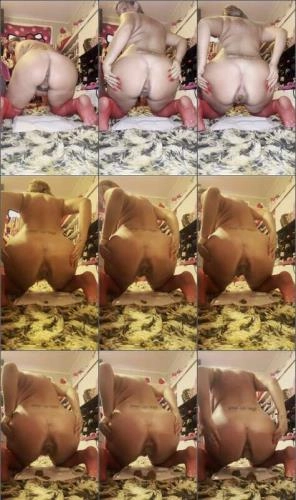 Miss Poopsalot - Pooping in Red Stockings FullHD 1080p