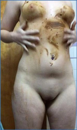 Scatqueen420 - Messy Fun in the Toilet with Peeing Action on Scat-Shop.com – Scat-Slaves poster