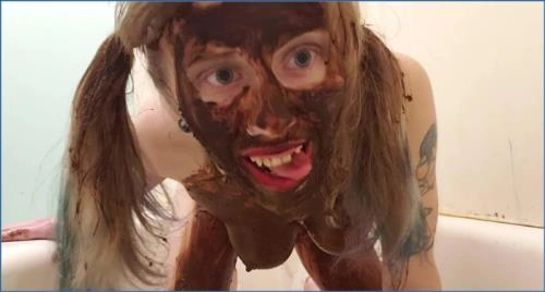 Scat Princess II - Full Smear with Toys and Masturbation FullHD 1080p