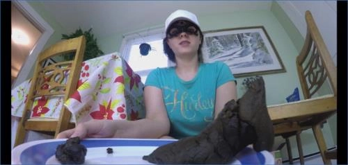 Smell, Lick, and Jerk Off with My Scat - UltraHD 4K Femdom Toilet Slave Action with Blonde Goddess