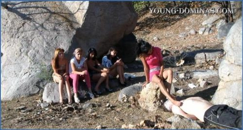 Download Dominas Jóvenes - Caca en las Rocas Parte 1 HD 720p Scat-Slaves.net