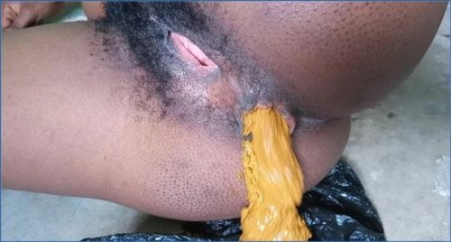 Pinky Prada, Ebony Princess - Group Scat Video, Hairy 1080p – Scat-Slaves poster