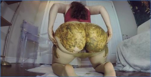 Blonde Goddess - Ruin Pantyhose Big Ass Shitting Scene FullHD 1080p