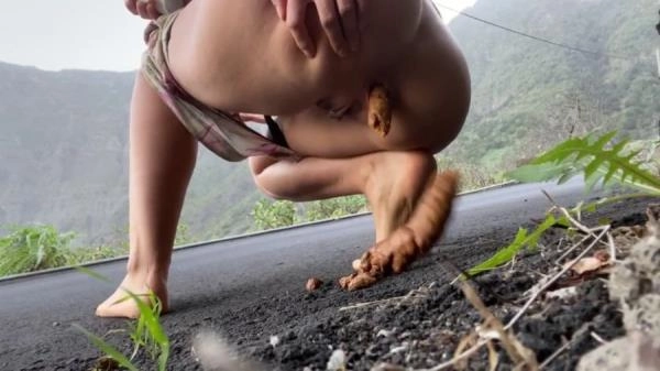 Scatshop.com: (Linda aka VeganLinda) - Best Of CRAZY Poo Pee Canary Islands Part 2 [HD 720p] (1.80 GB) – Scat-Slaves poster