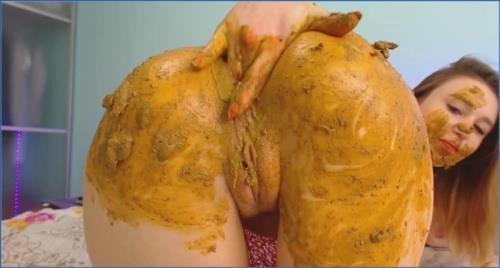 DirtyLena Scat Play with Sex Toys FullHD 1080p