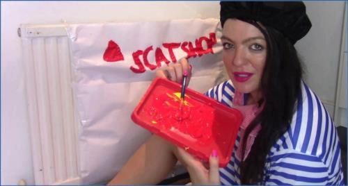 Download British Mistress in Scat-Shop Special: Enema and Shit Painting FullHD 1080p Video Scat-Slaves.net