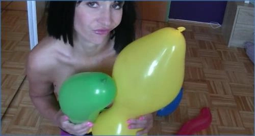 Download Maria Devot mit Scheiss-Luftballons FullHD 1080p Scat-Slaves.net