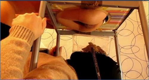 Teen Femdom Scat: Sara Dominates Her Human Toilet in FullHD 1080p – Scat-Slaves poster