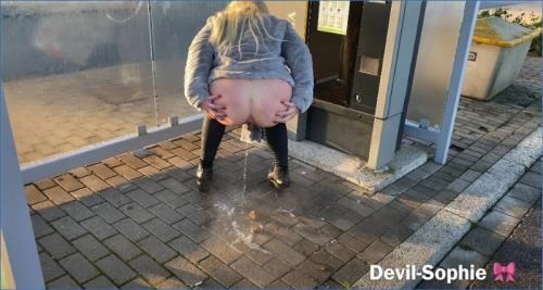Download UltraHD 4K: Devil Sophie und SteffiBlond im öffentlichen Nacktspiel - Menschliche Toilette auf MyDirtyHobby Scat-Slaves.net