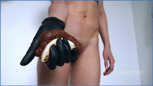 Hot Filled Potato Cake Pissing, Femdom – HD 720p / Scatbook – Scat-Slaves poster