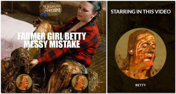 Manurefetish.com:  - Farmer Girl Betty's Messy Mistake [HD 720p] (5.02 GB) – Scat-Slaves poster