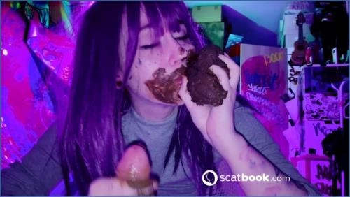 Late-Night Scat Attack Anal, Kaviar – FullHD 1080p / Scatbook