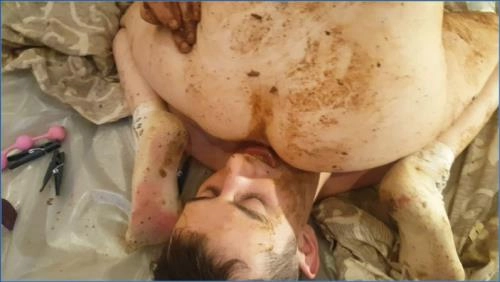 Christmas Shitty Massacre  Part 5 Russian, Ukrainian – FullHD 1080p / Scat-Hub.com, Yezz Clips – Scat-Slaves poster