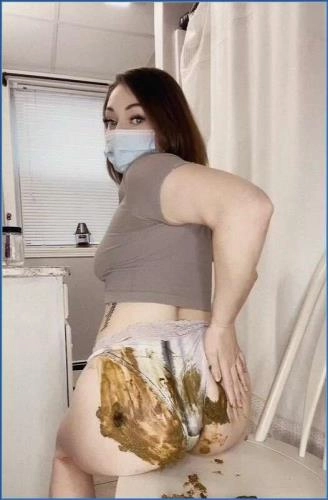 KnkyKttn97- Panty Poop and Big Toys Fun - related scat video at Scat-Slaves