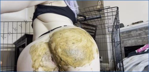 KnkyKttn97 in Orange Peel Antics: FullHD Toilet Scat clip - related scat video at Scat-Slaves