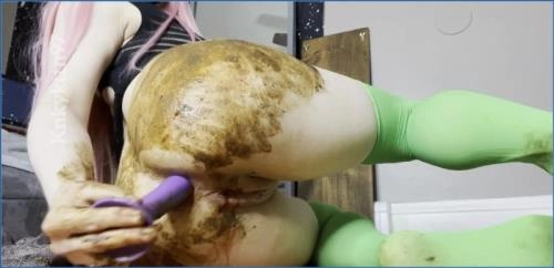 KnkyKttn97- Hardcore Pee and Scat Slave porn FullHD - scat porn video at Scat-Slaves.net