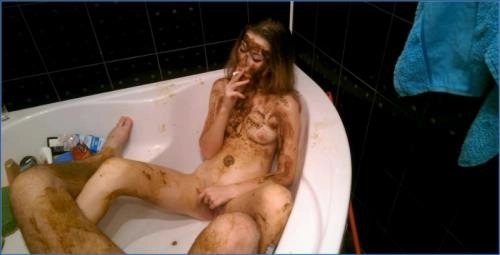 AstraCelestial's Extreme SCAT VIRGINITY Loss Part 3 with Ukrainian Toilet Slave - related scat video at Scat-Slaves