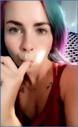 Ass to Mouth Toilet: LilbuttLex Tastes Her Own Ass in Extreme BDSM - related scat video at Scat-Slaves