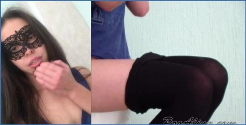 Pooping on Russia Slave PooAlina in Beautiful Morning - scat porn video at Scat-Slaves.net