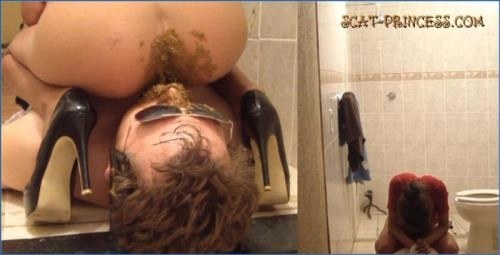 La ducha infernal y los excrementos Parte 6 con Andrea- Ama Scat HD - related scat video at Scat-Slaves
