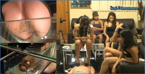 Toilet Slave Addison in Solid Rock Combination Please Stop Aaah Heeelp Part 08 - related scat video at Scat-Slaves