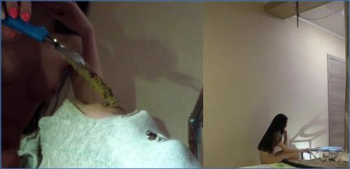 Withstand or Pay MilanaSmelly Degrades Slave - scat porn video at Scat-Slaves.net