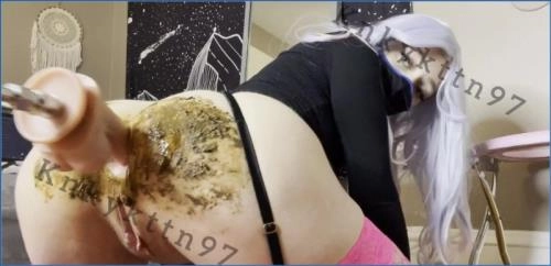 Kaviar: KnkyKttn97 Uses Fuckmachine And Smears It Everywhere - scat porn video at Scat-Slaves.net