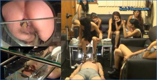 Stefany Dominates in Mexico Toilet with Shit Eating Slave - scat porn video at Scat-Slaves.net