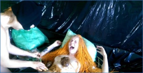 Total Scat Insanity with AstraCelestial, FireFly and Aria- Lezdom Slave - scat porn video at Scat-Slaves.net