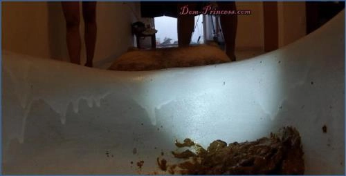 Diana Dominates Her Slave in Scat Porn from The Mask Part 8 - scat porn video at Scat-Slaves.net