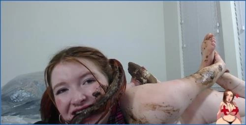 GingerCris in Dirty Fun with Daddy Scat- Toilet Play HD 720p - scat porn video at Scat-Slaves.net