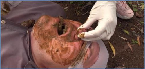Shit Eating- Milana Smelly Devours Female Feces in Slave Degradation - scat porn video at Scat-Slaves.net