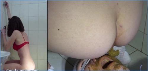 MilanaSmelly in Vollgas: Erotische Toilettensklaverei und Scheiße-Essen in FullHD 1080p - scat porn video at Scat-Slaves.net