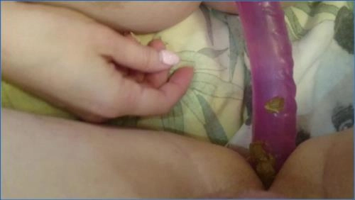 Playing With Double Dildo Starring Brown Wife- Human Toilet Scat Video - scat porn video at Scat-Slaves.net