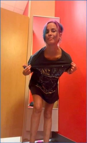 Download LilbuttLex in gnarly Changing Room Ball Bearing Action- Extreme BDSM and ATM Slave clip Scat-Slaves.net